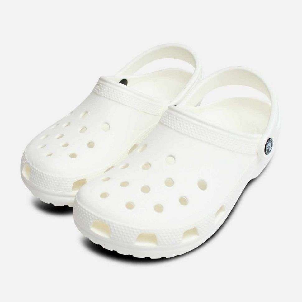 Чоловічі Crocs Классік Клог Білі White Classic Clog — фото 9