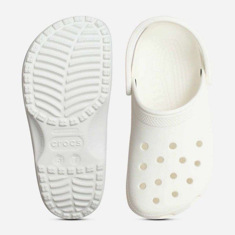 Чоловічі Crocs Классік Клог Білі White Classic Clog — фото 10