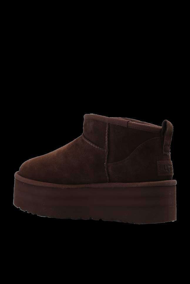 Жіночі UGG Ультра Міні Платформа Шоколадні Замшеві Ultra Mini Platform Chocolate Suede — фото 2