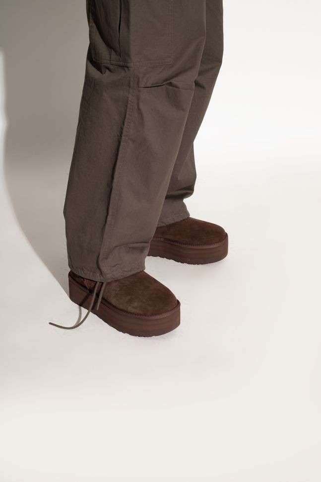 Жіночі UGG Ультра Міні Платформа Шоколадні Замшеві Ultra Mini Platform Chocolate Suede — фото 5