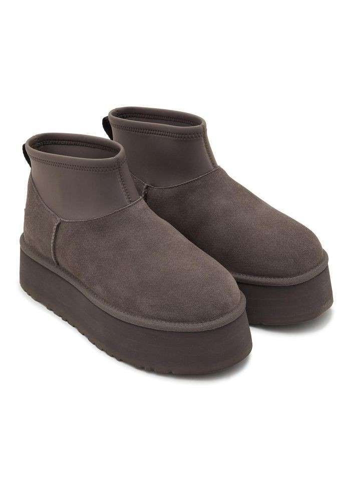 Жіночі UGG Платформа Міні Діппер Сірі Classic Mini Dipper Platform Thundercloud Grey — фото 4