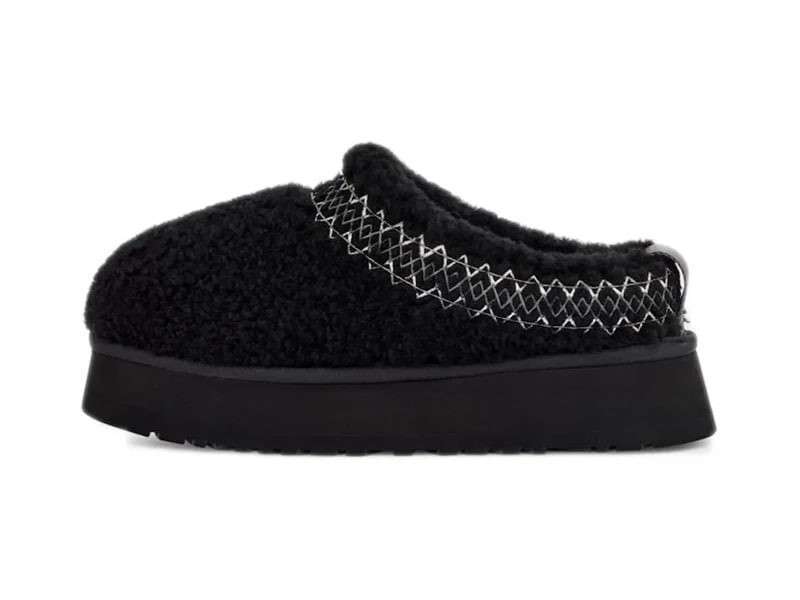 Жіночі UGG Тазз Сліппер Ультра Міні Платформа Чорні Tazz Slipper Heritage Braid Black — фото 2