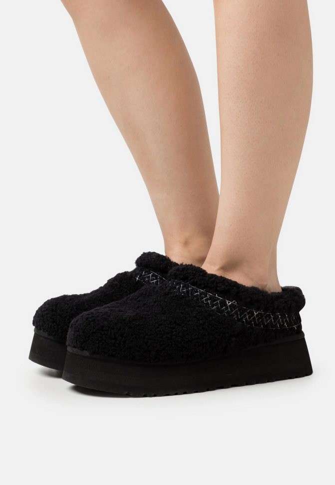 Жіночі UGG Тазз Сліппер Ультра Міні Платформа Чорні Tazz Slipper Heritage Braid Black — фото 5