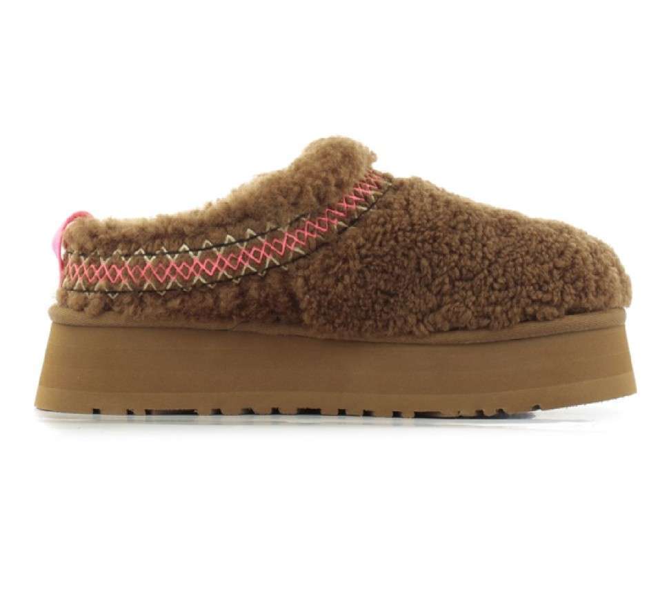 Жіночі UGG Тазз Сліппер Ультра Міні Платформа Коричневі Tazz Slipper Heritage Braid Hardwood