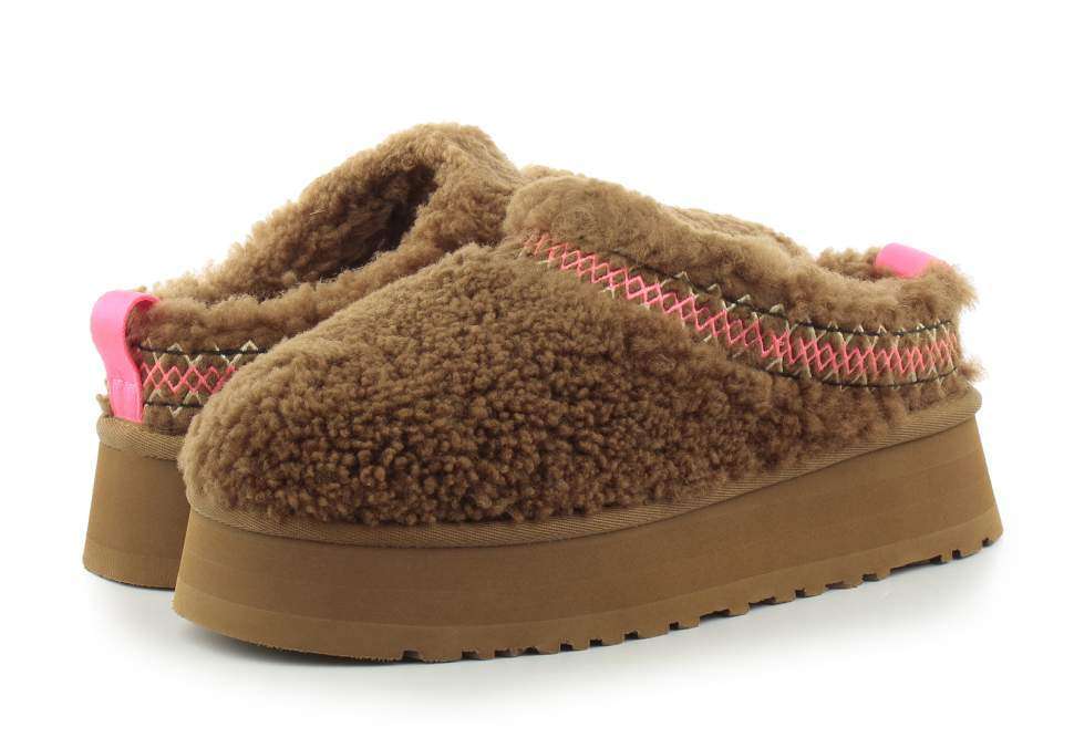Жіночі UGG Тазз Сліппер Ультра Міні Платформа Коричневі Tazz Slipper Heritage Braid Hardwood — фото 2