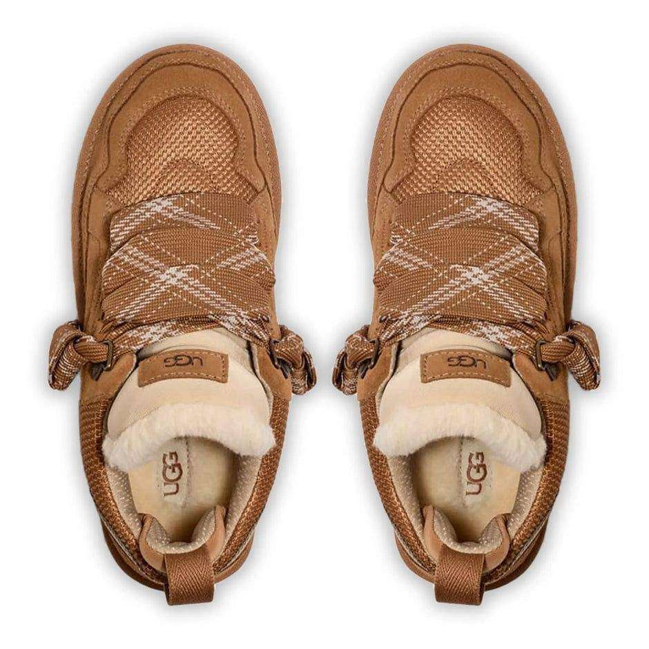 Жіночі UGG кросівки Зимові Замшеві Коричневі Lowmel Sneaker Chestnut — фото 3