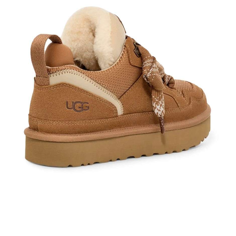 Жіночі UGG кросівки Зимові Замшеві Коричневі Lowmel Sneaker Chestnut — фото 4
