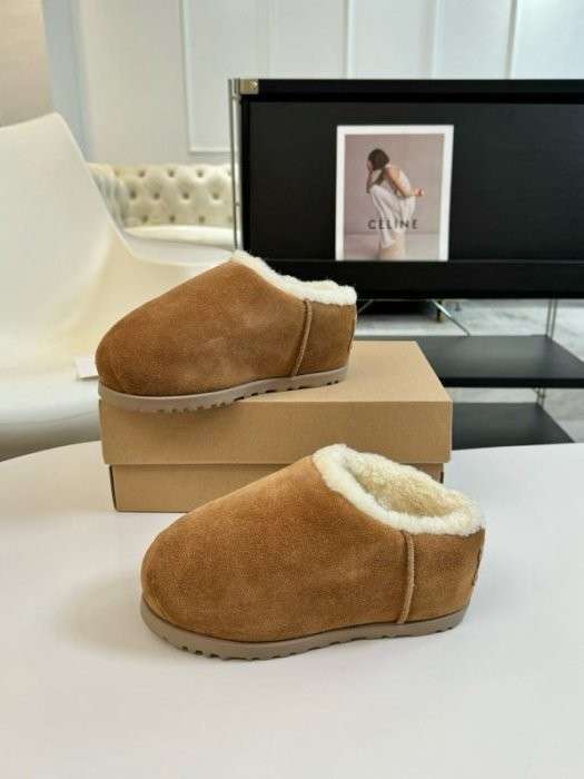 Жіночі UGG Памбед Слайд Помаранчеві Slide Pumped Chestnut — фото 3