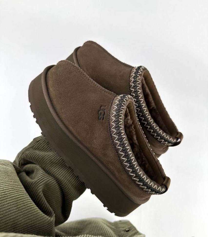Жіночі UGG Тазз Сліппер Ультра Міні Платформа Світло Шоколадні Slipper Tasman Platform Antilope — фото 3