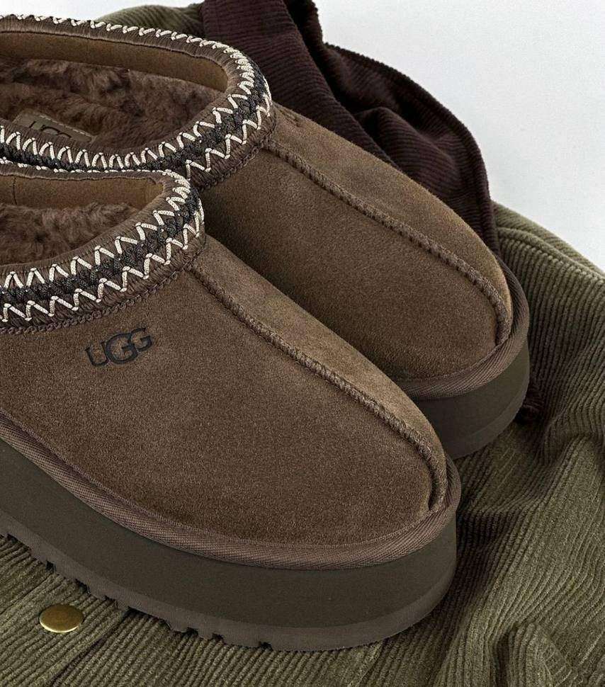 Жіночі UGG Тазз Сліппер Ультра Міні Платформа Світло Шоколадні Slipper Tasman Platform Antilope — фото 6