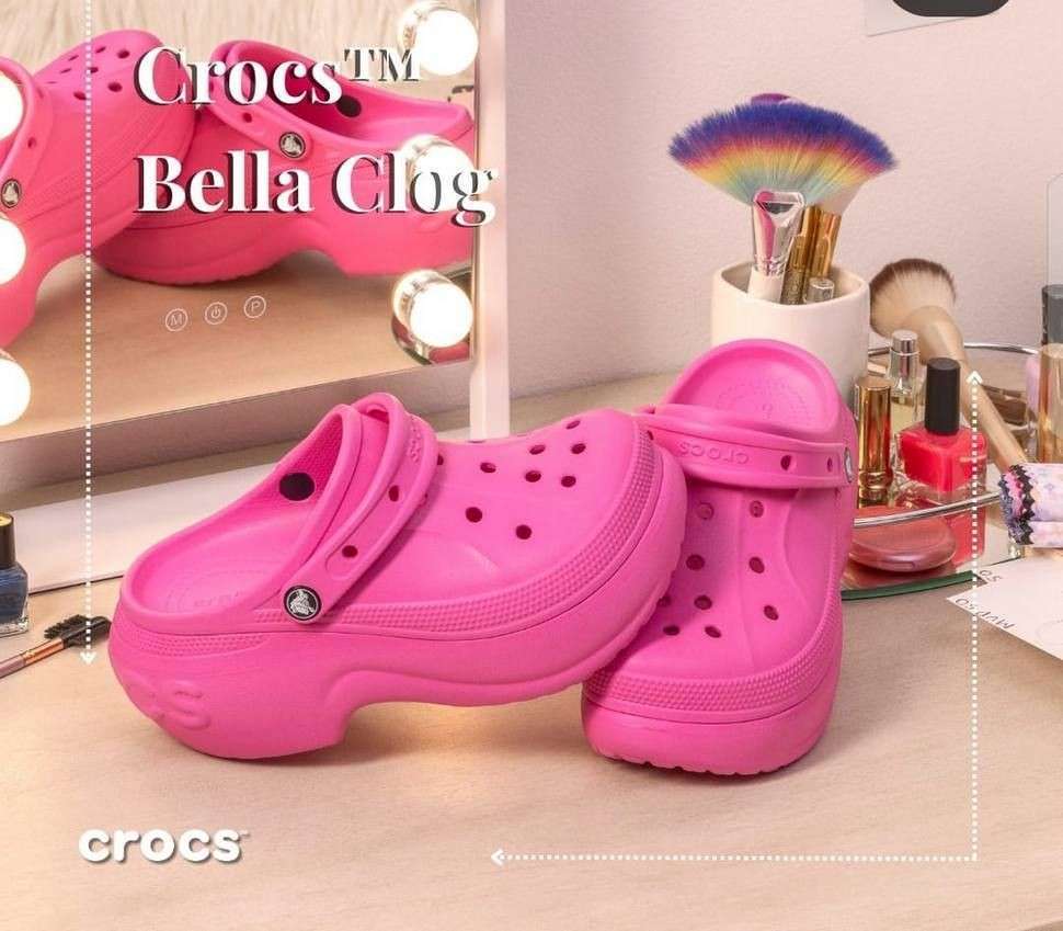 Жіночі Crocs Bella Clog Electric Pink — фото 4