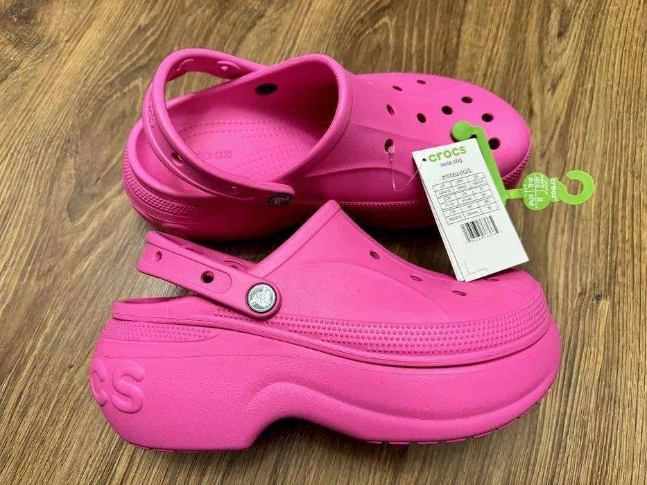Жіночі Crocs Bella Clog Electric Pink — фото 6