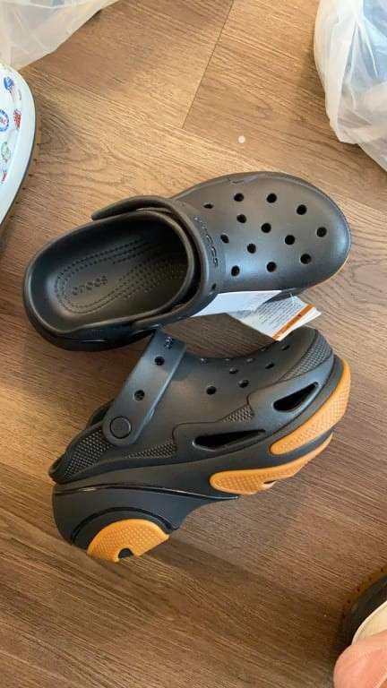 Жіночі Crocs Bubble Crush Clog Black/Gum — фото 15
