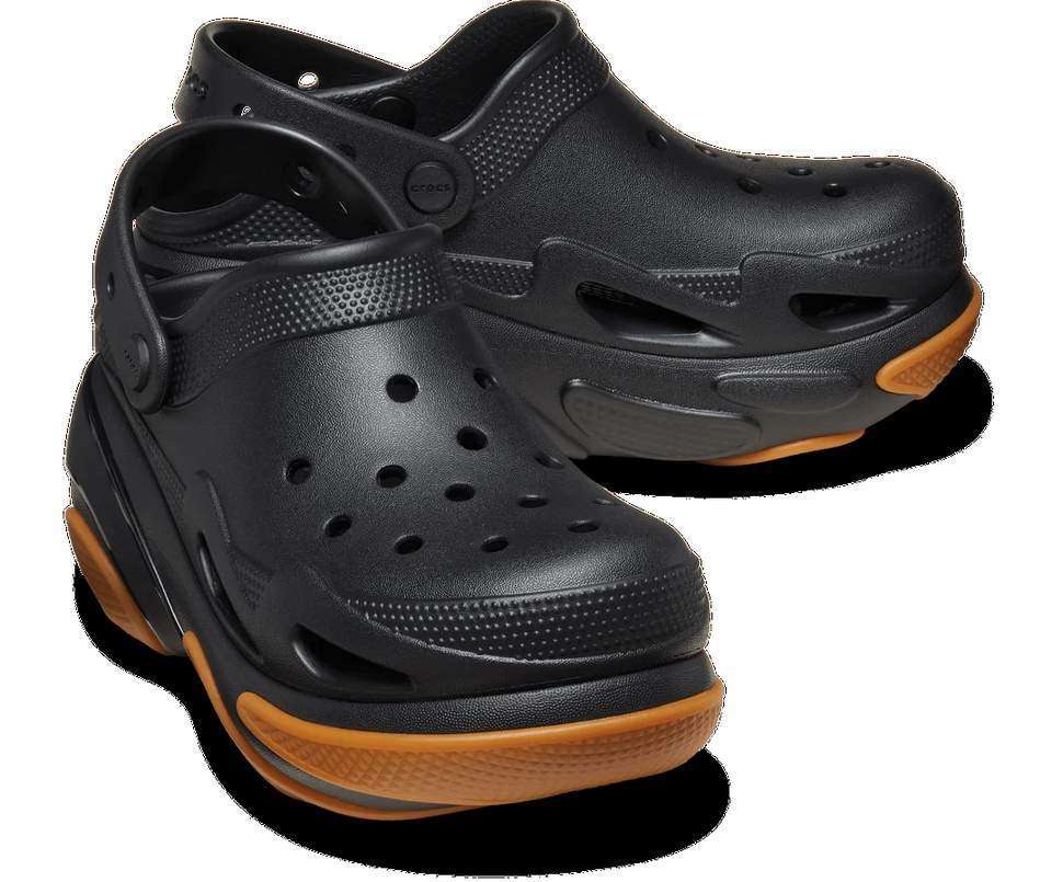 Жіночі Crocs Bubble Crush Clog Black/Gum — фото 8