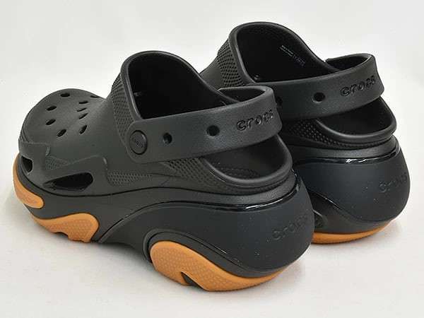 Жіночі Crocs Bubble Crush Clog Black/Gum — фото 9