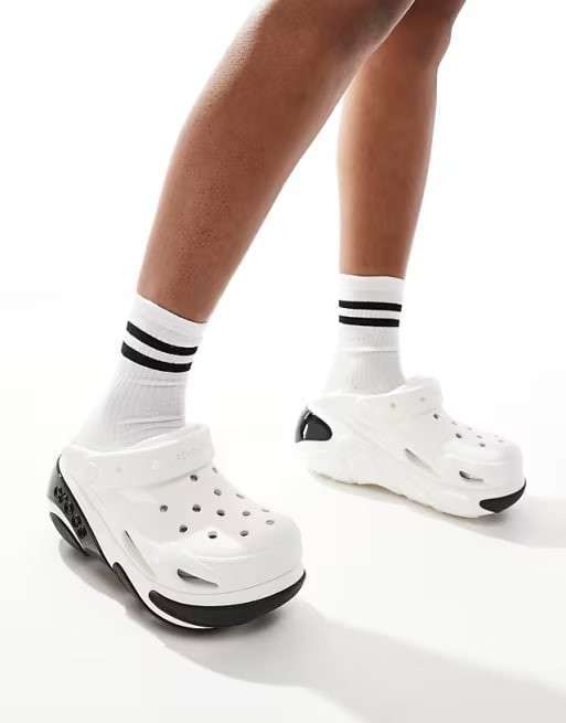 Жіночі Crocs Bubble Crush Clog White — фото 4