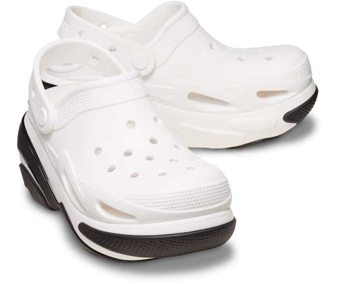 Жіночі Crocs Bubble Crush Clog White — фото 9