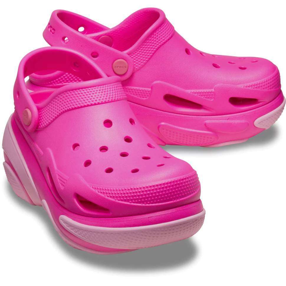 Жіночі Crocs Bubble Crush Clog Pink — фото 1