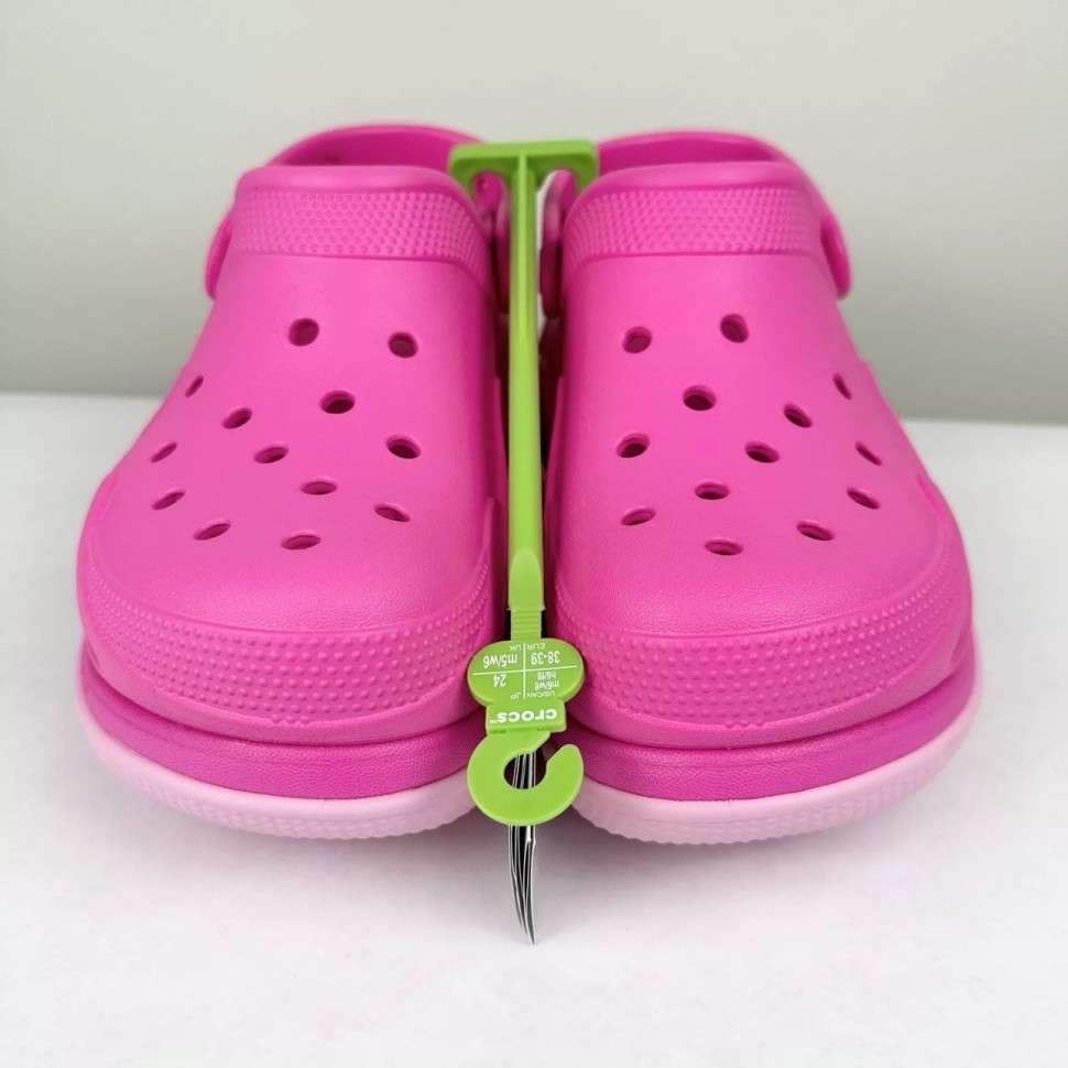 Жіночі Crocs Bubble Crush Clog Pink — фото 11