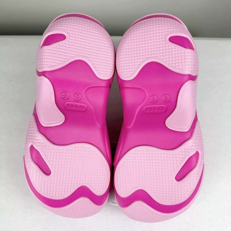 Жіночі Crocs Bubble Crush Clog Pink — фото 15