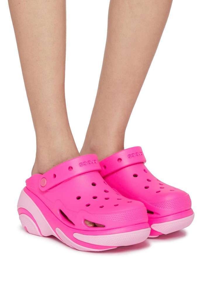Жіночі Crocs Bubble Crush Clog Pink — фото 3