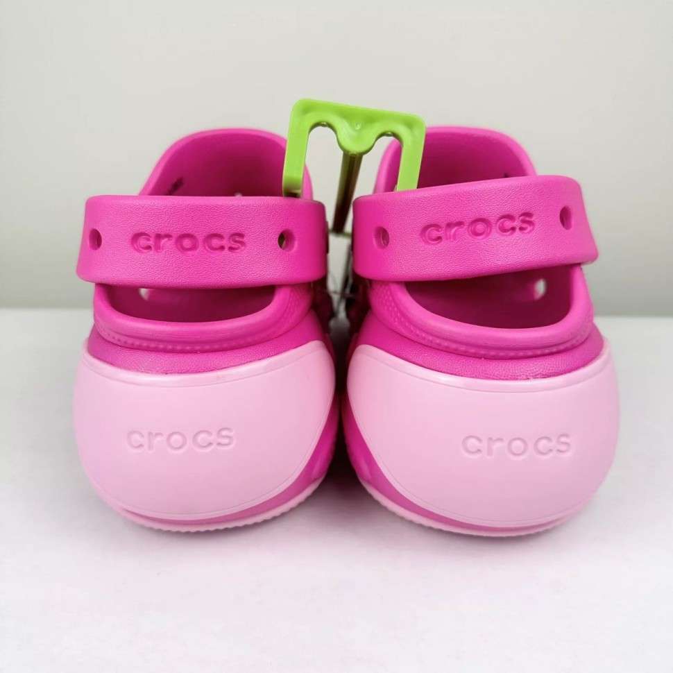 Жіночі Crocs Bubble Crush Clog Pink — фото 7