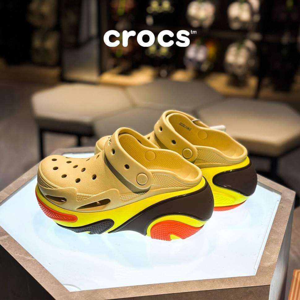 Жіночі Crocs Bubble Crush Clog Sesame — фото 2