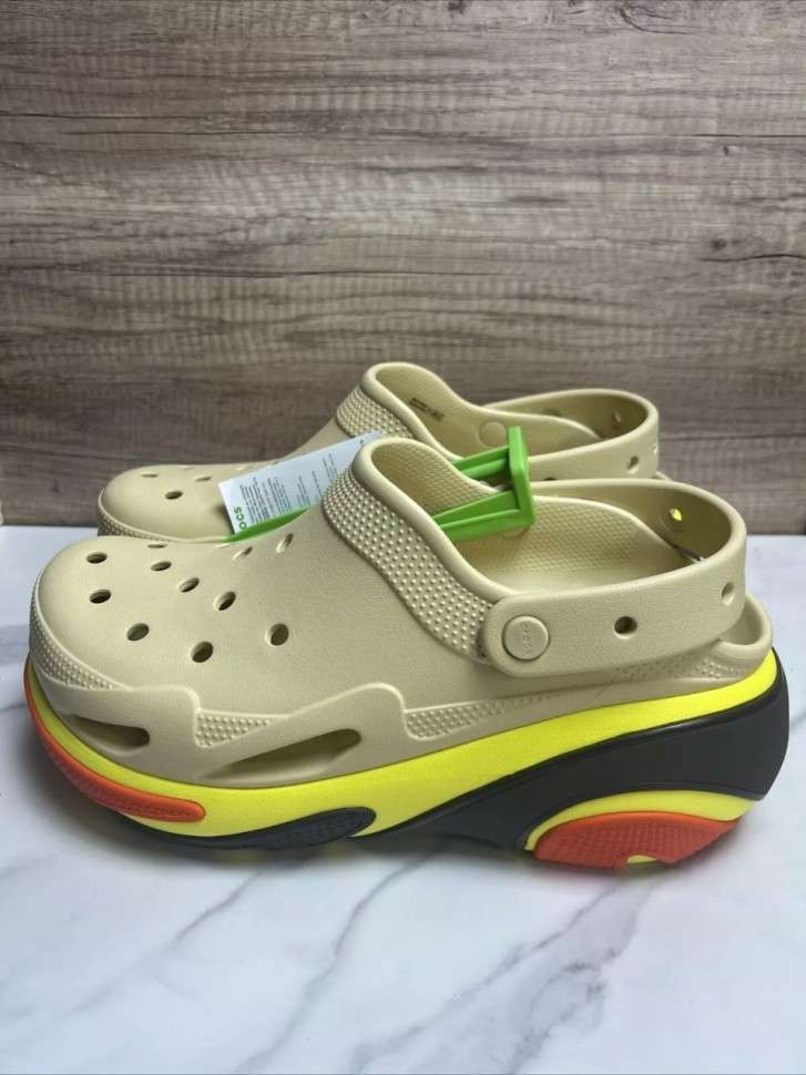 Жіночі Crocs Bubble Crush Clog Sesame — фото 5