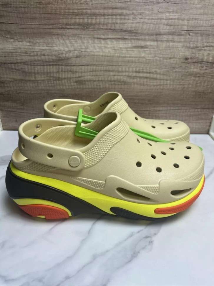 Жіночі Crocs Bubble Crush Clog Sesame — фото 6