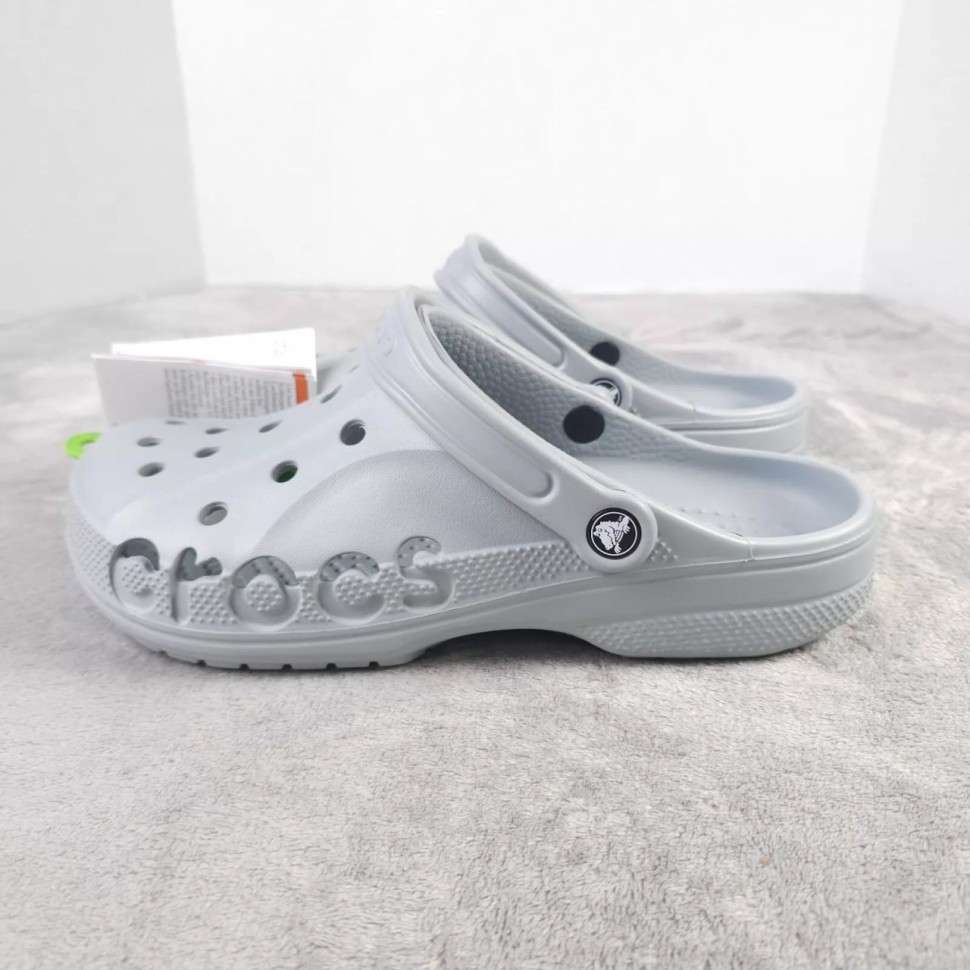 Чоловічі Crocs Бая Клог Світло Сірі Baya Clog Light Grey — фото 6