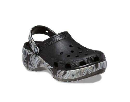 Жіночі Crocs Womens Classic Clog Platform HI-LO Disco Black / Multi — фото 8