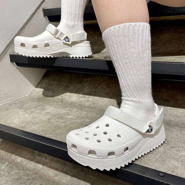 Crocs Classic Hiker Clog White/White — фото 2