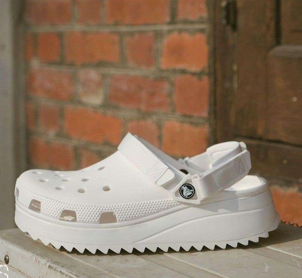 Crocs Classic Hiker Clog White/White — фото 11
