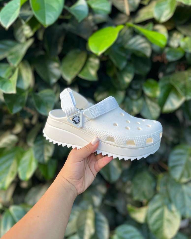 Crocs Classic Hiker Clog White/White — фото 3