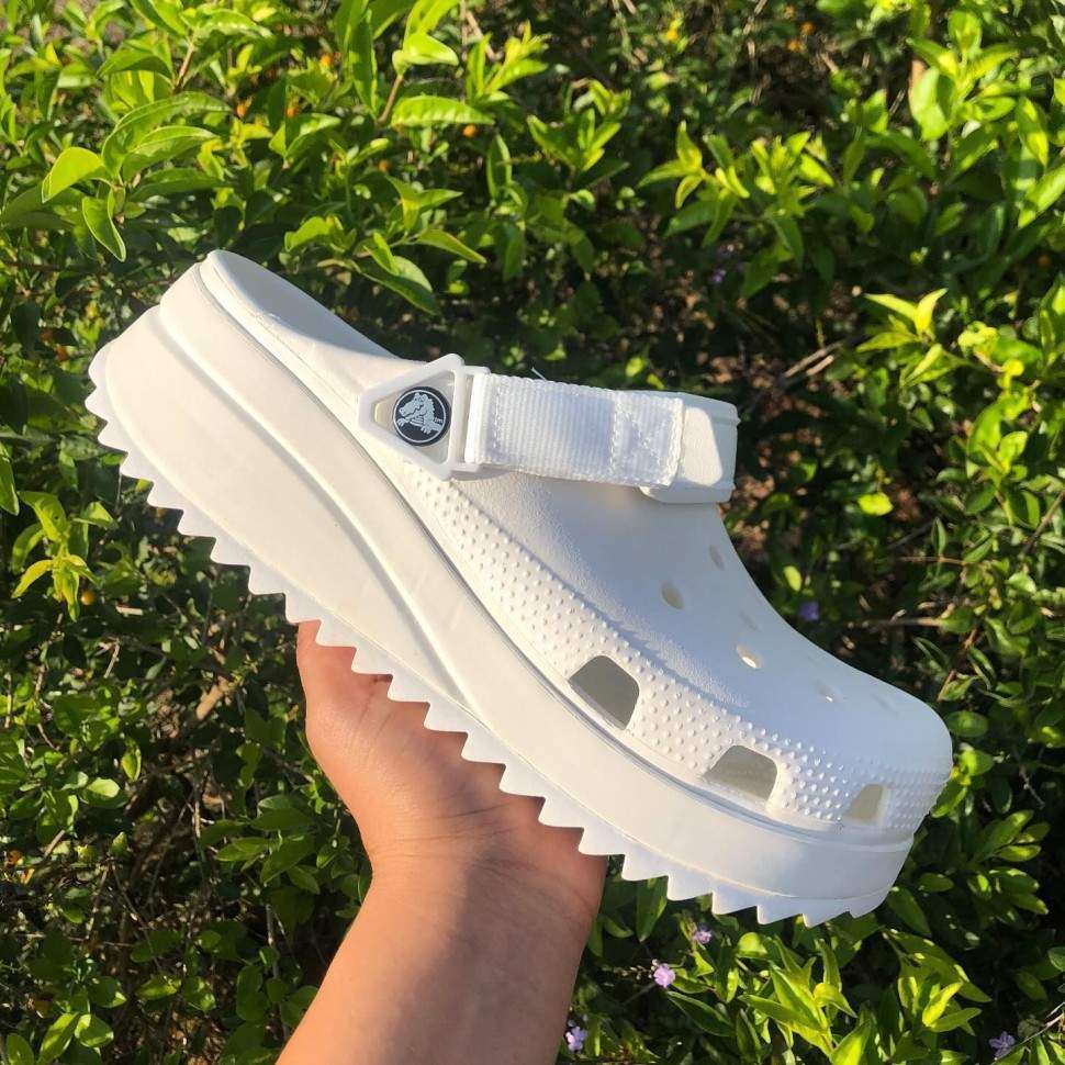 Crocs Classic Hiker Clog White/White — фото 10