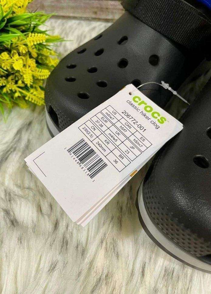 Crocs Classic Hiker Clog Black — фото 2