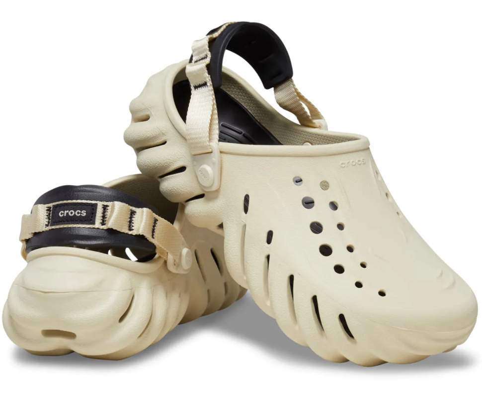 Чоловічі Crocs Echo Clog Atmosphere Stucco Bone/Black — фото 1