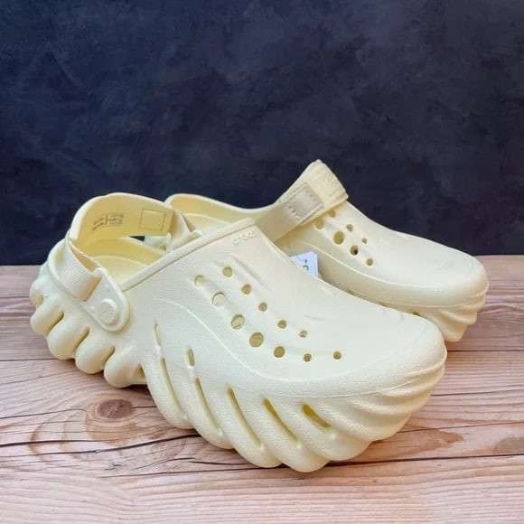 Жіночі Crocs Єхо Клог Жовті Echo Clog Buttercream — фото 9
