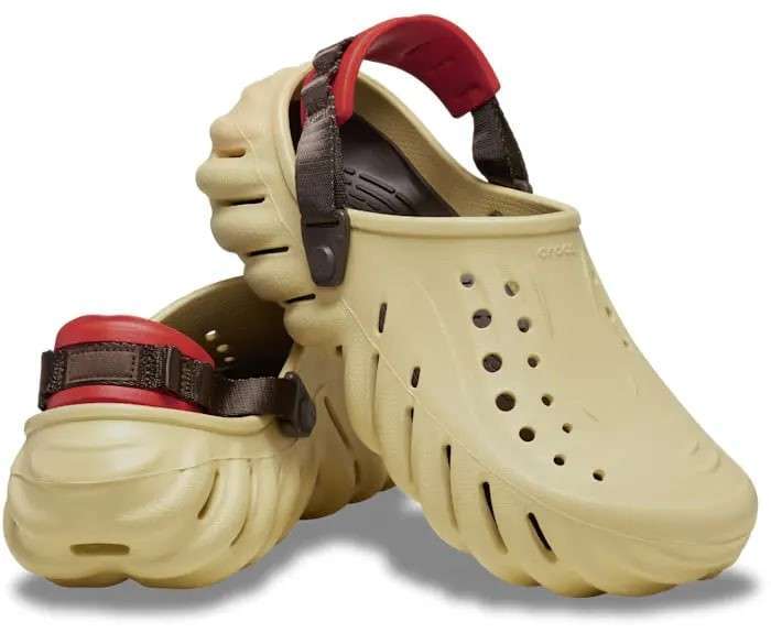 Чоловічі Crocs Єхо Бежеві Клог Echo Clog Sesame — фото 1