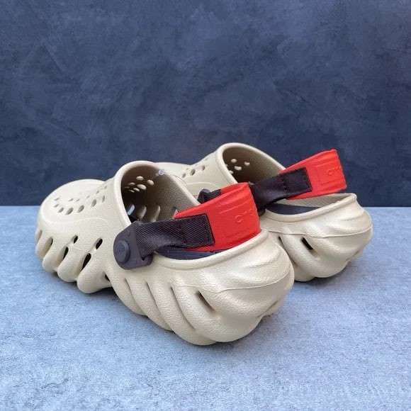 Чоловічі Crocs Єхо Бежеві Клог Echo Clog Sesame — фото 11