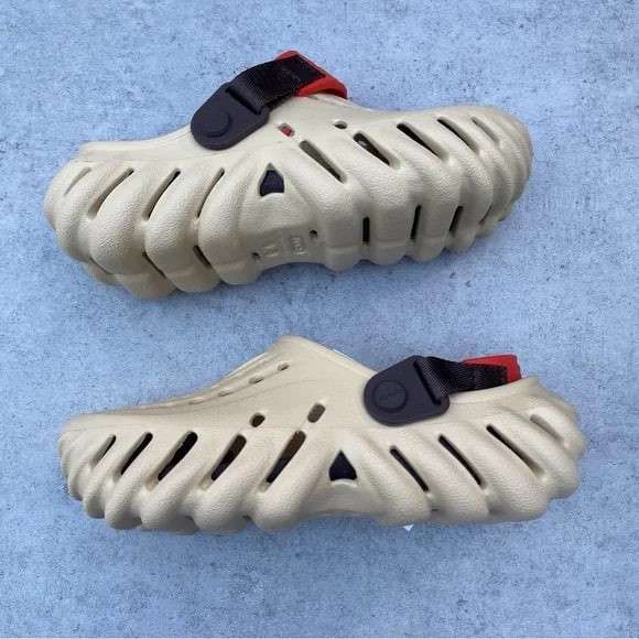 Чоловічі Crocs Єхо Бежеві Клог Echo Clog Sesame — фото 14