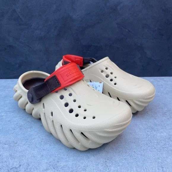 Чоловічі Crocs Єхо Бежеві Клог Echo Clog Sesame — фото 6
