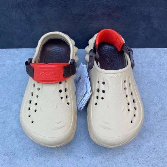 Чоловічі Crocs Єхо Бежеві Клог Echo Clog Sesame — фото 7