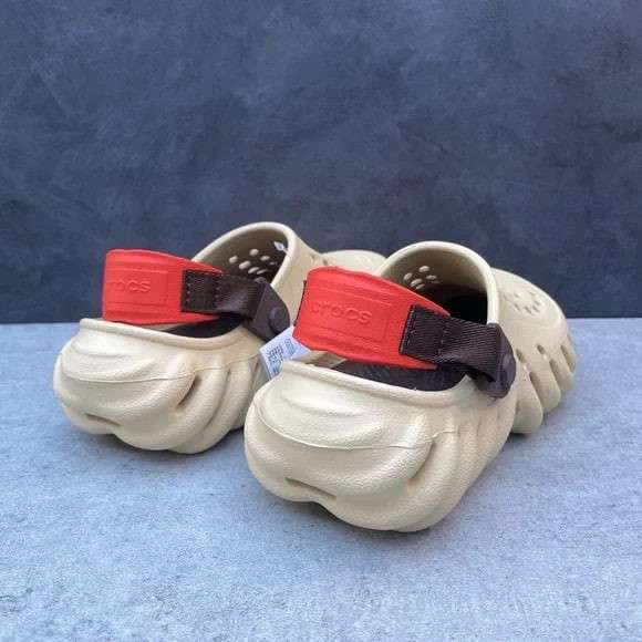 Чоловічі Crocs Єхо Бежеві Клог Echo Clog Sesame — фото 9