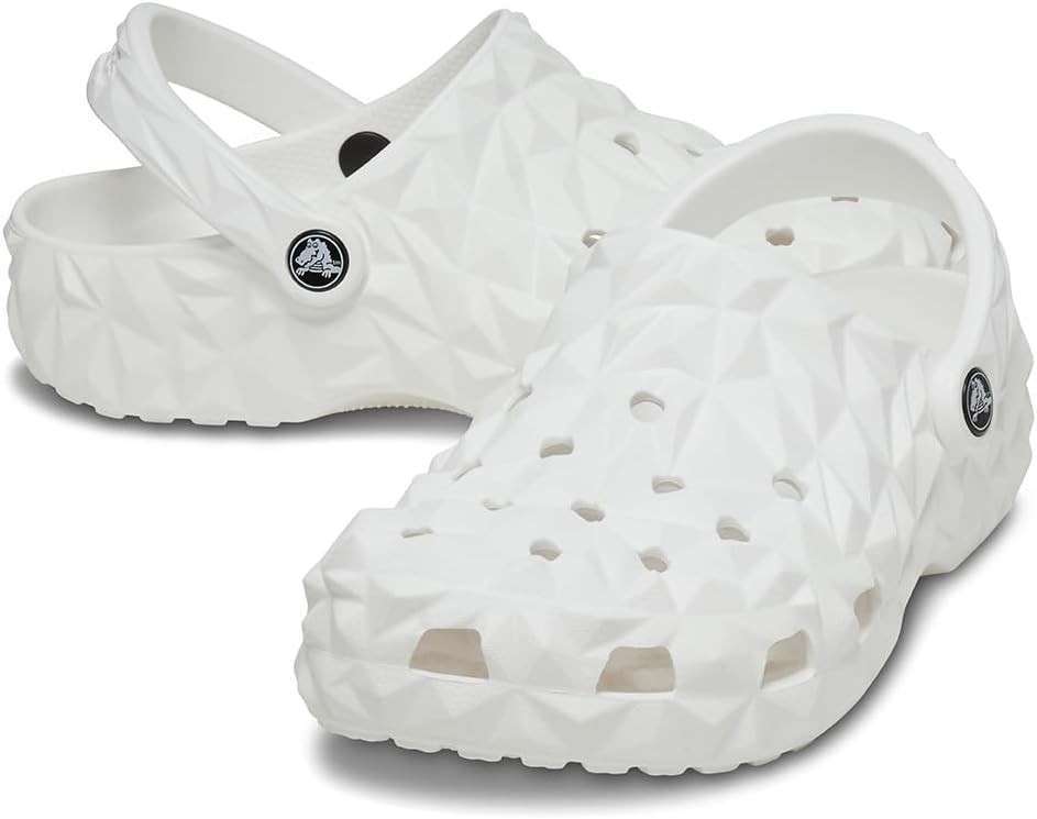 Crocs Класік Клог Геометрія Білі Geometric Clog White