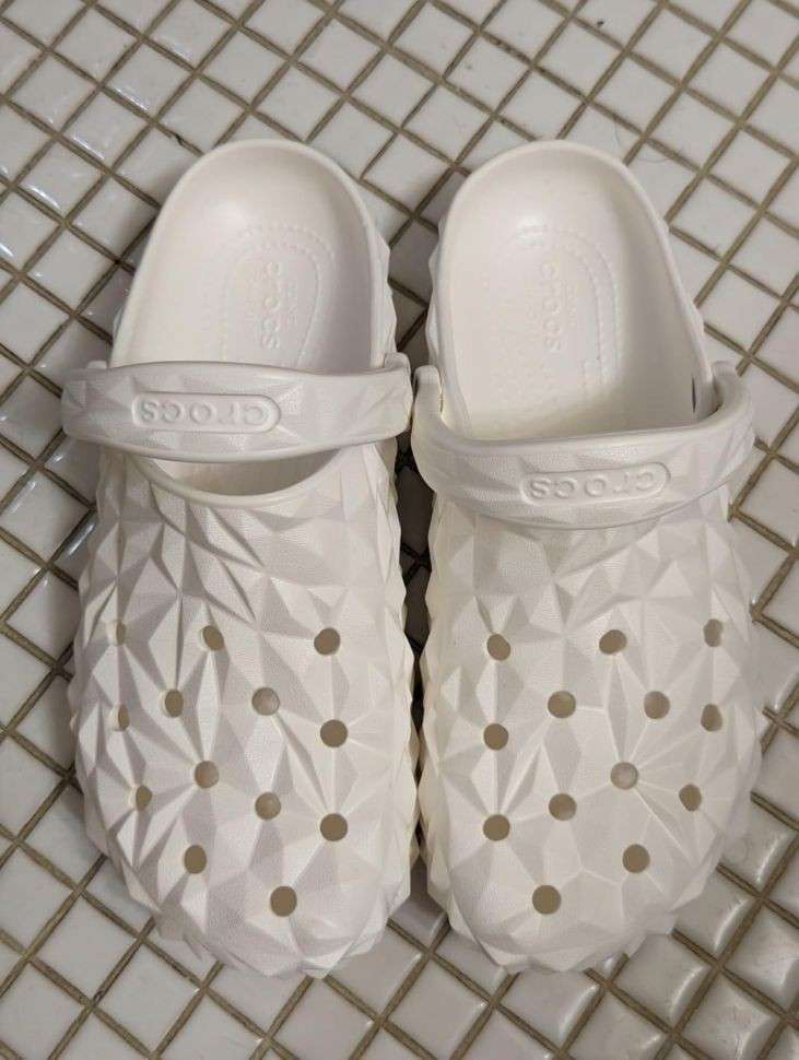 Crocs Класік Клог Геометрія Білі Geometric Clog White — фото 13