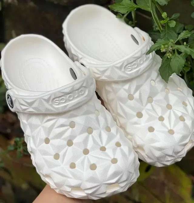Crocs Класік Клог Геометрія Білі Geometric Clog White — фото 3