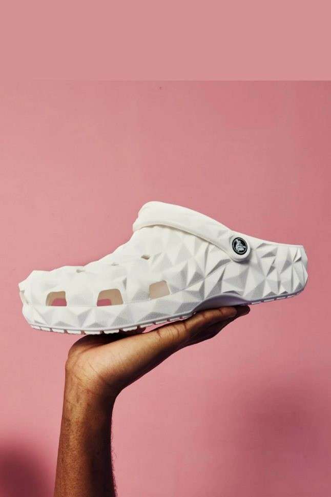 Crocs Класік Клог Геометрія Білі Geometric Clog White — фото 4