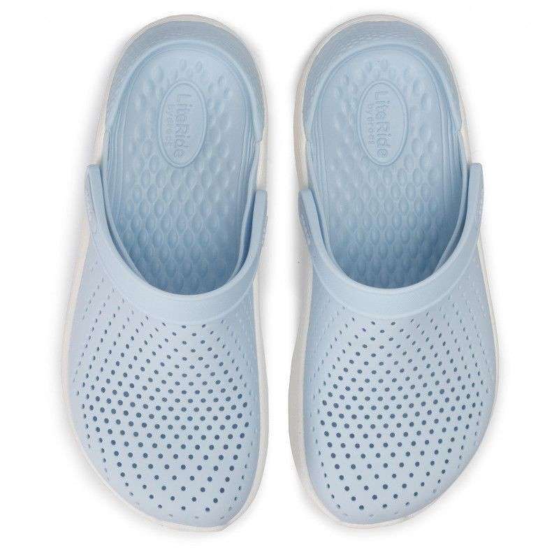 Crocs Лайтрайд Клог Блакитні LiteRide Clog Mineral Blue/White — фото 11