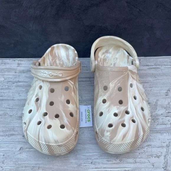 Чоловічі Crocs Baya Marbled Clog Chai/Multi — фото 12